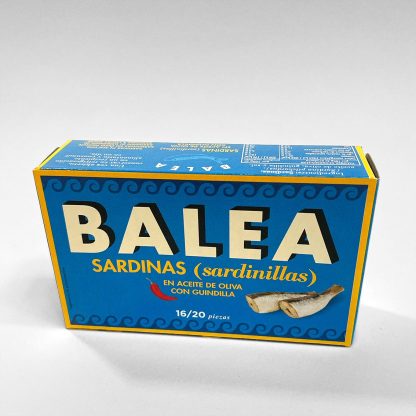SARDINES A L'HUILE D'OLIVE ET PIMENT